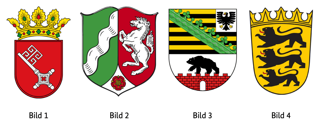 Welches Wappen gehört zum Bundesland Nordrhein-Westfalen?