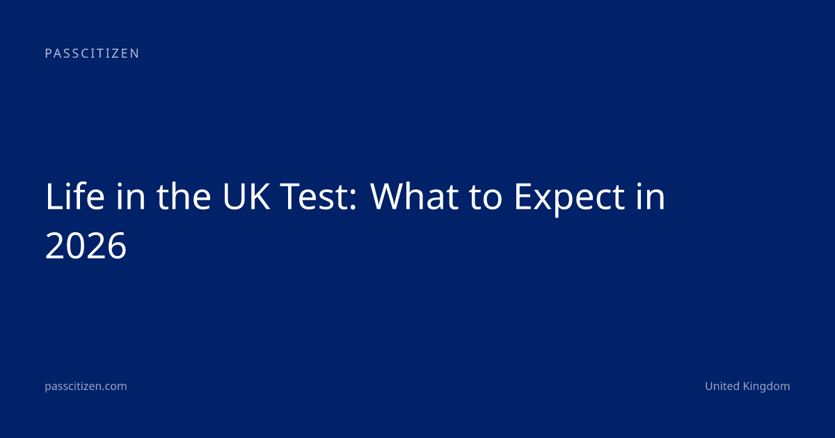 Life in the UK Test: What to Expect in 2026